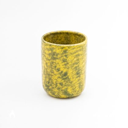 Vaso Boleado 12oz-Amarillo Acuarela Verde
