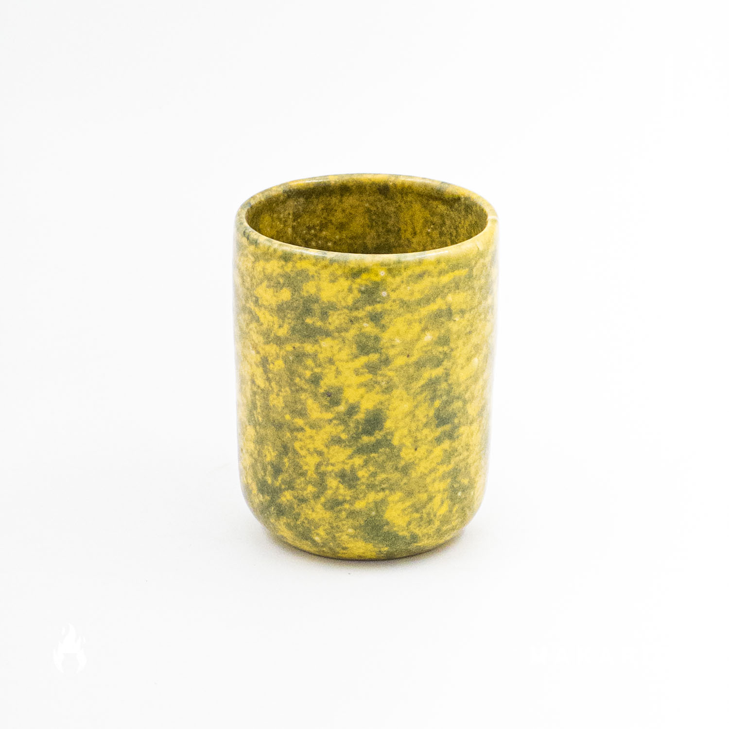 Vaso Boleado 12oz-Amarillo Acuarela Verde