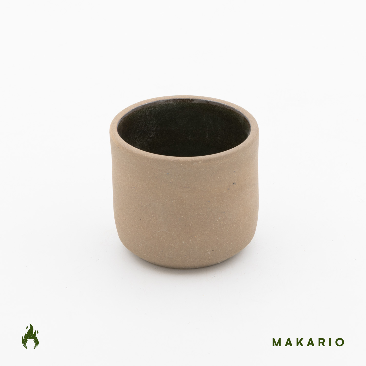 Vaso Recto 5oz-Pasta Oxido Interior Cafe