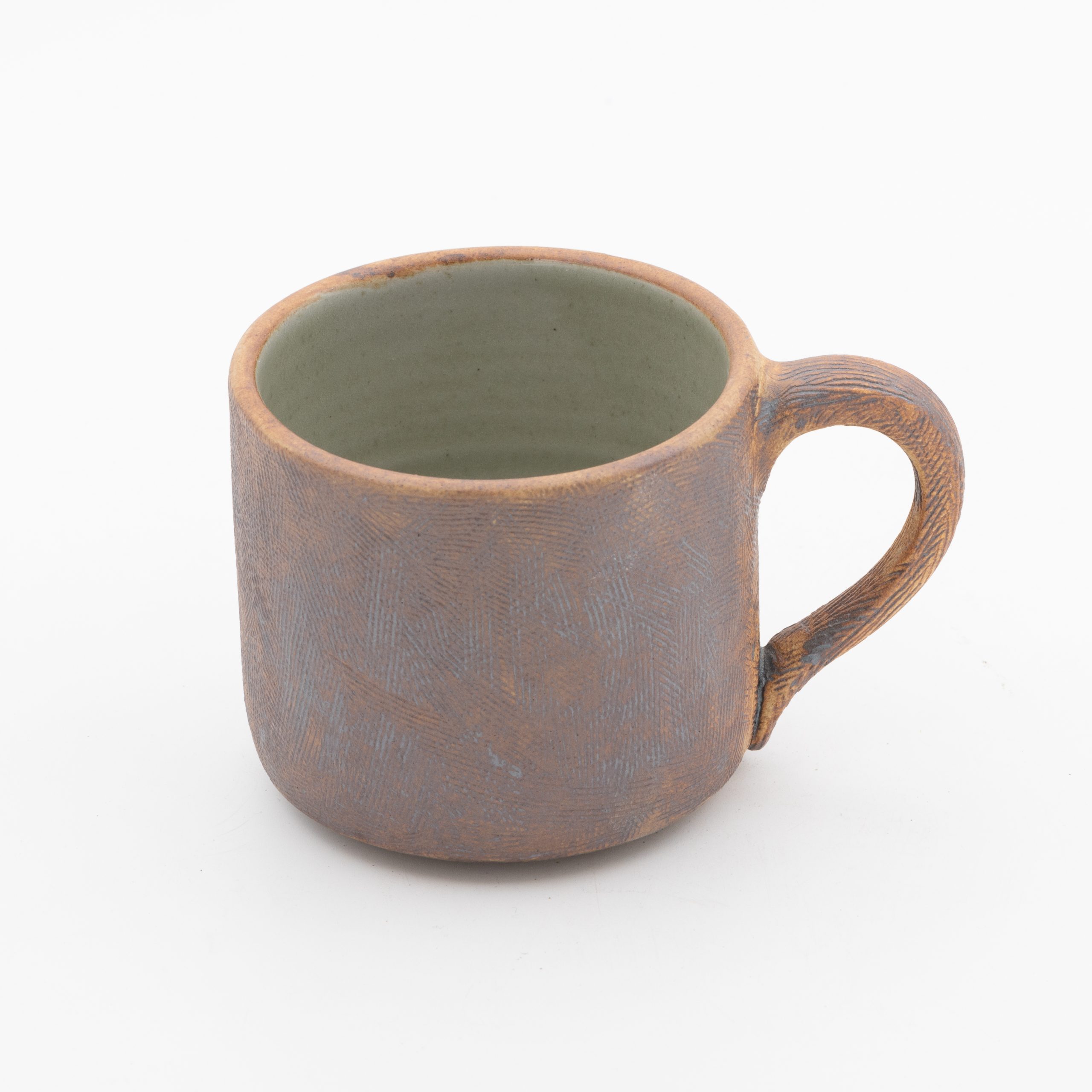 Taza recta 16oz-Tallado Oxido Interior Brillante