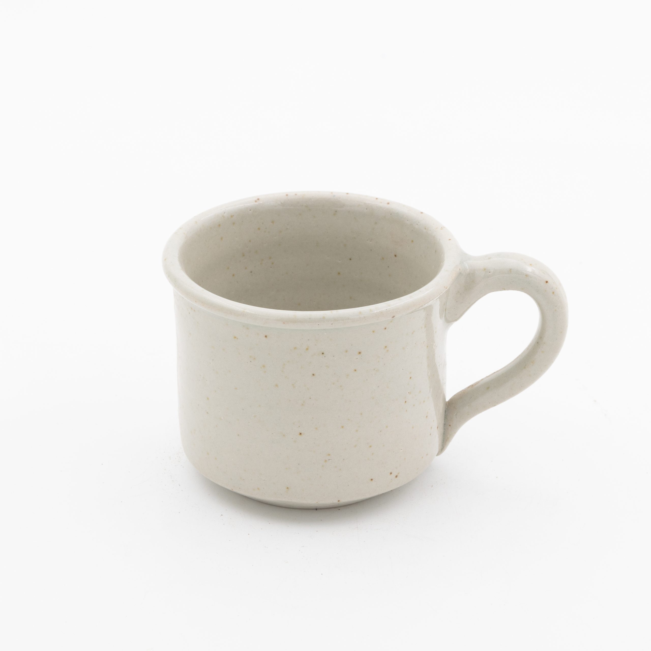 Taza Recta con Borde 4oz-Natural Brillante