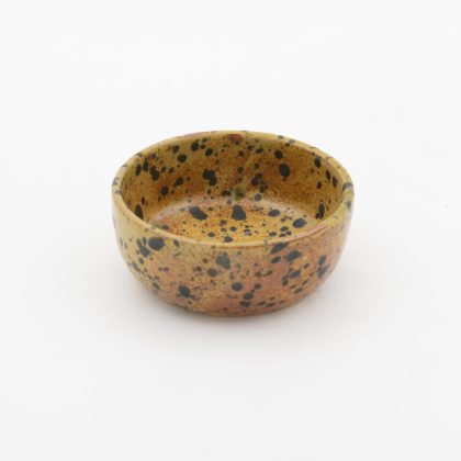 Ramequin 8oz-Amarillo Oxido Jaspeado Negro