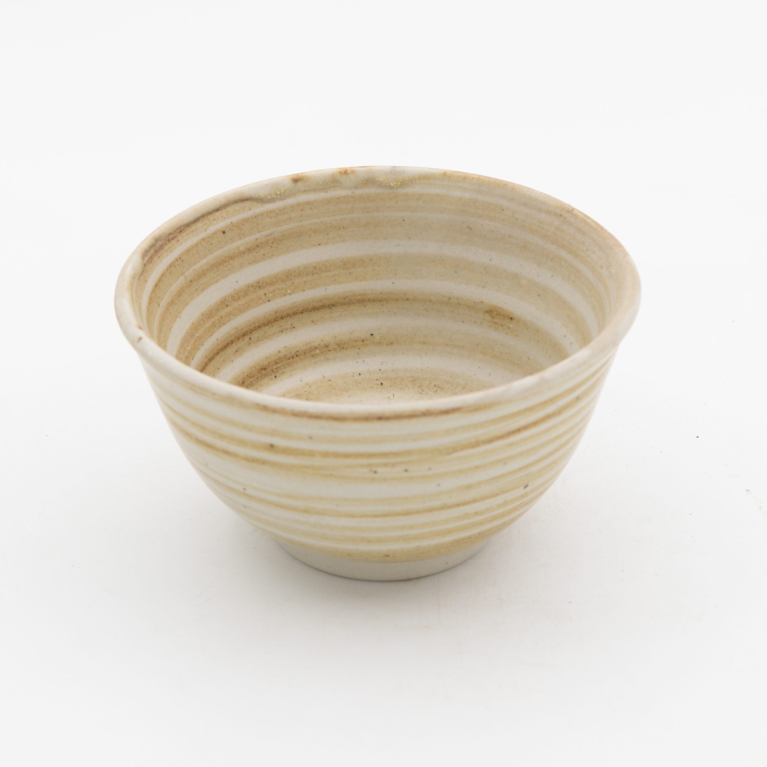 Tazon Oriental 15x8cm-Blanco Espiral Cafe