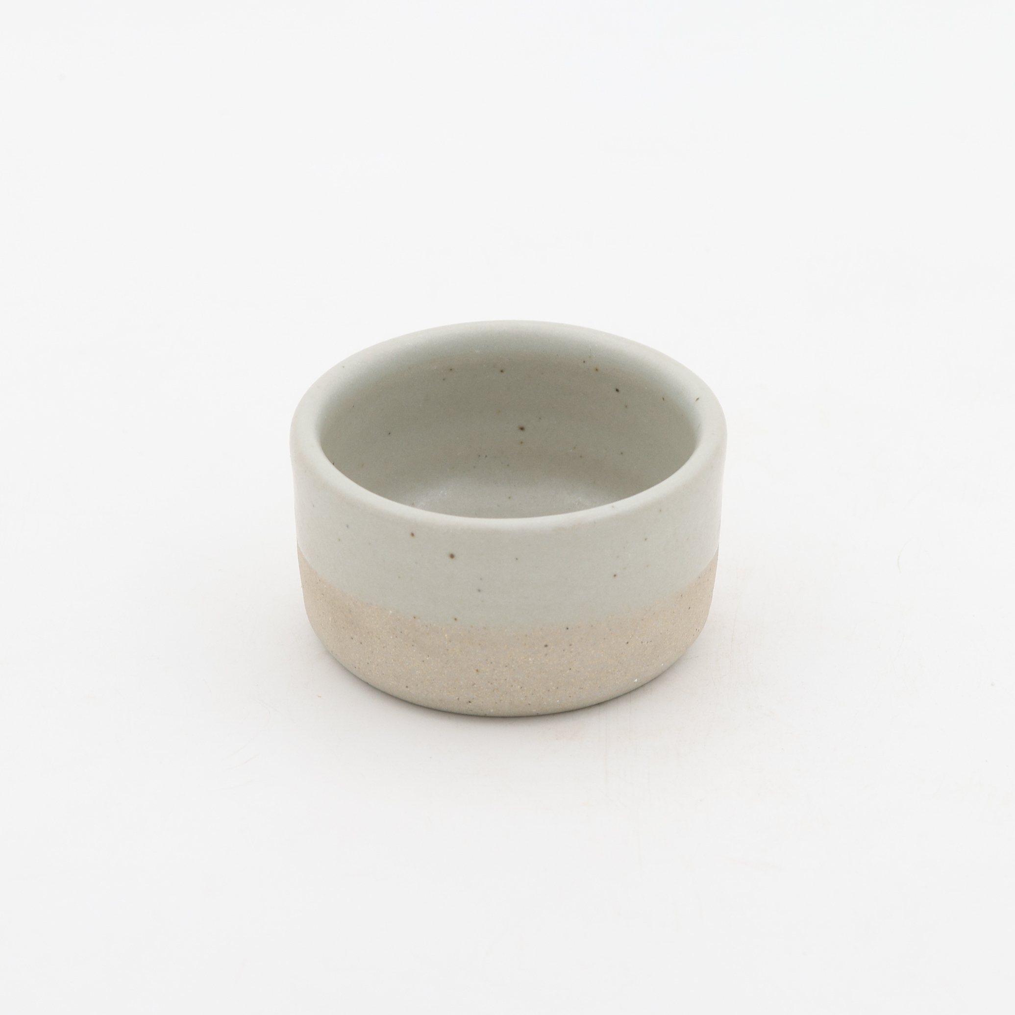 Ramequin Recto 4oz-Blanco Mate mitad Pasta Natural