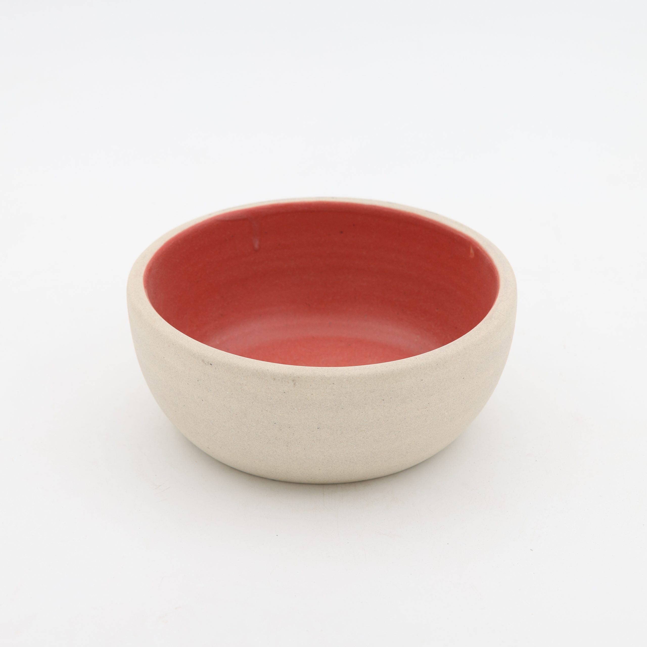 Tazon Palomero 16x7cm-Pasta Natural Interior Rosa Mate