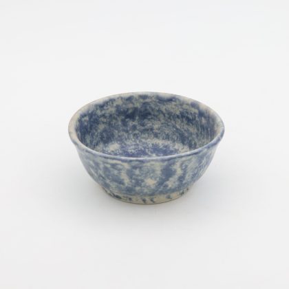 Tazon Japones Mini o Ramequin 14x6cm-Acuarela Blanco y Azul