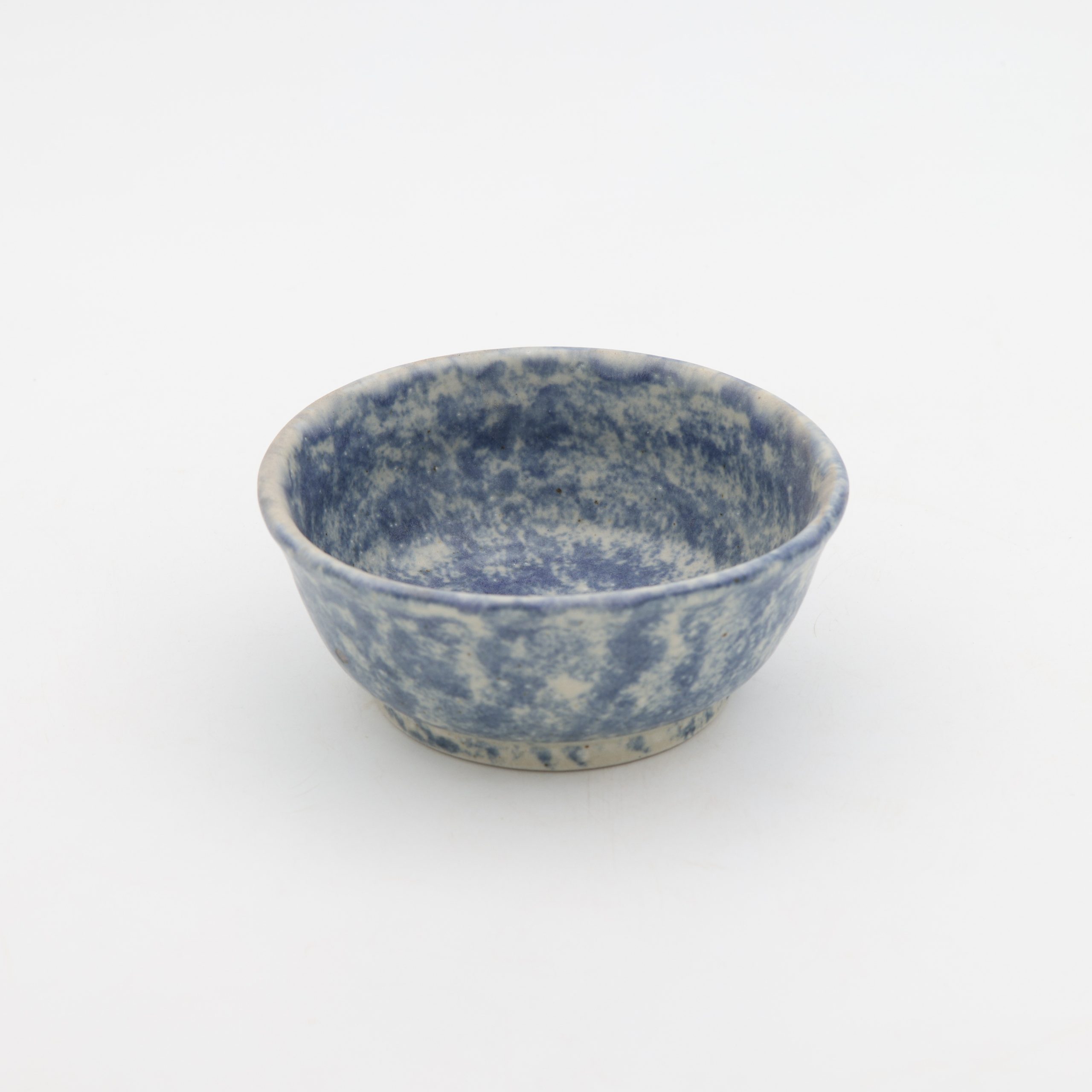 Tazon Japones Mini o Ramequin 14x6cm-Acuarela Blanco y Azul