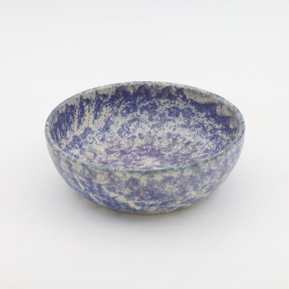 Tazon 20x8cm-Acuerela Azul y Blanco