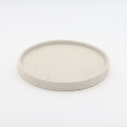 Plato con Borde 22cm-Arcilla Interior Brilante