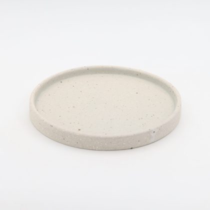 Plato con Borde 22cm-Arcilla Interior Brilante