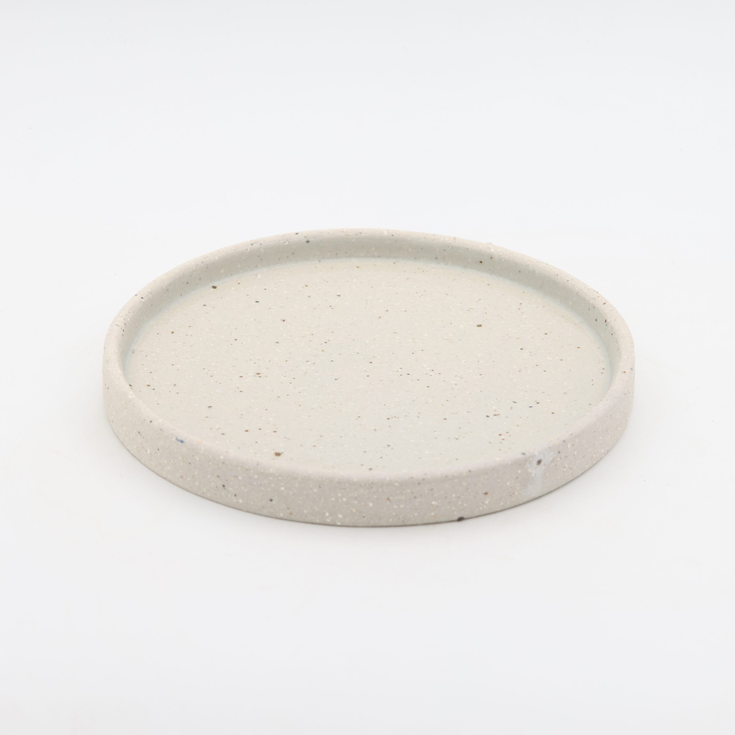 Plato con Borde 22cm-Arcilla Interior Brilante