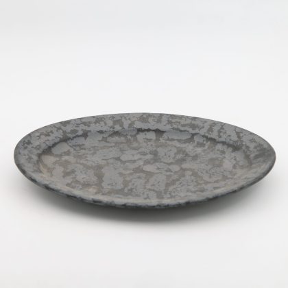 Charola Ovalada 31x23cm-Lumbre y Negro