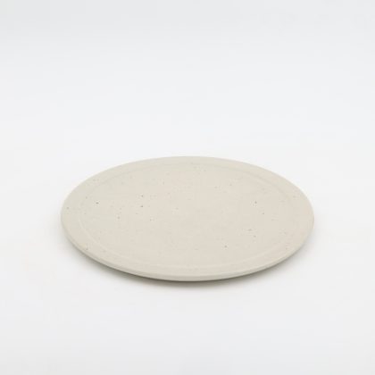 Plato Plano Disco 22cm-Blanco Mate