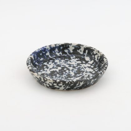 Plato Angular 15.5x3cm-Blanco Mate y Lumbre