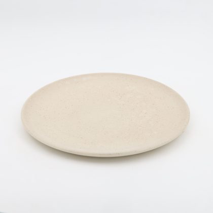 Plato plano 28cm-Natural Brillante