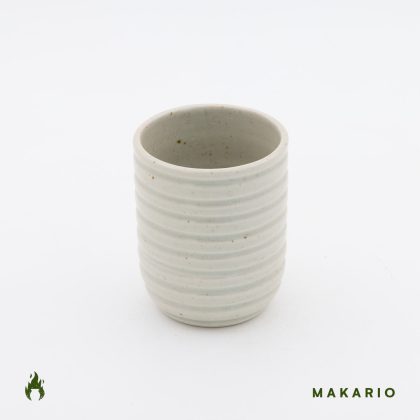 Vaso Boleado Rayado 16oz-Natural Transparente