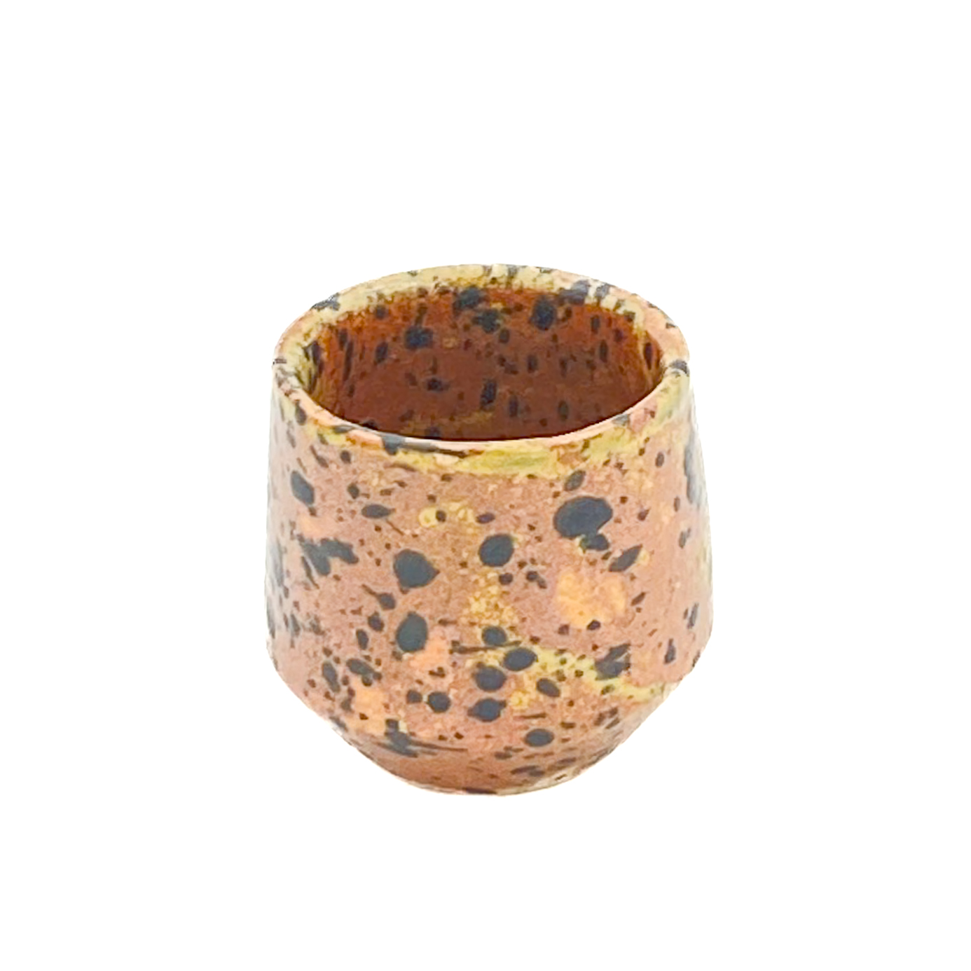 Copita Angular 2.5oz-Amarillo Oxido Jaspeado Negro