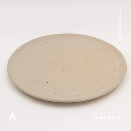 Plato Plano 25cm-Blanco Mate