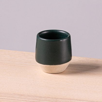 Copita Angular 2.5oz-Verde Mitad Pasta Natural