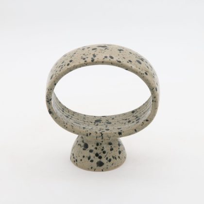 Aro 19x16cm-Amarillo Oxido Jaspeado Negro