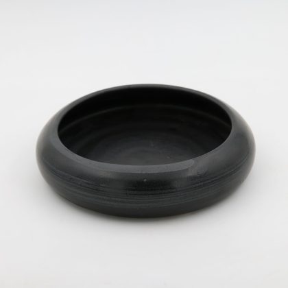 Plato Borde Curvo 23x6cm-Negro Lumbre