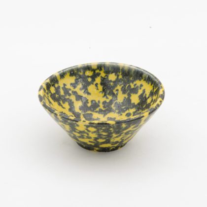Tazon Chico Conico 13x6cm-Amarillo y Negro lumbre