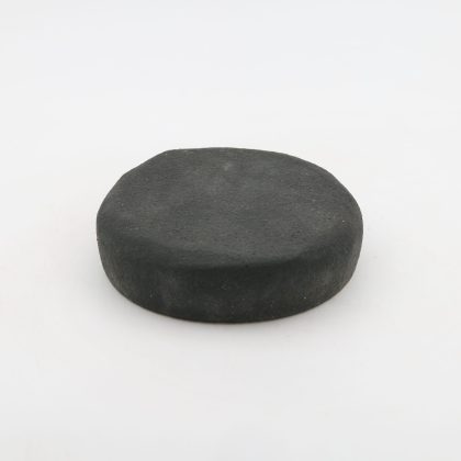Plato Piedra 16x5cm-Engobe Negro