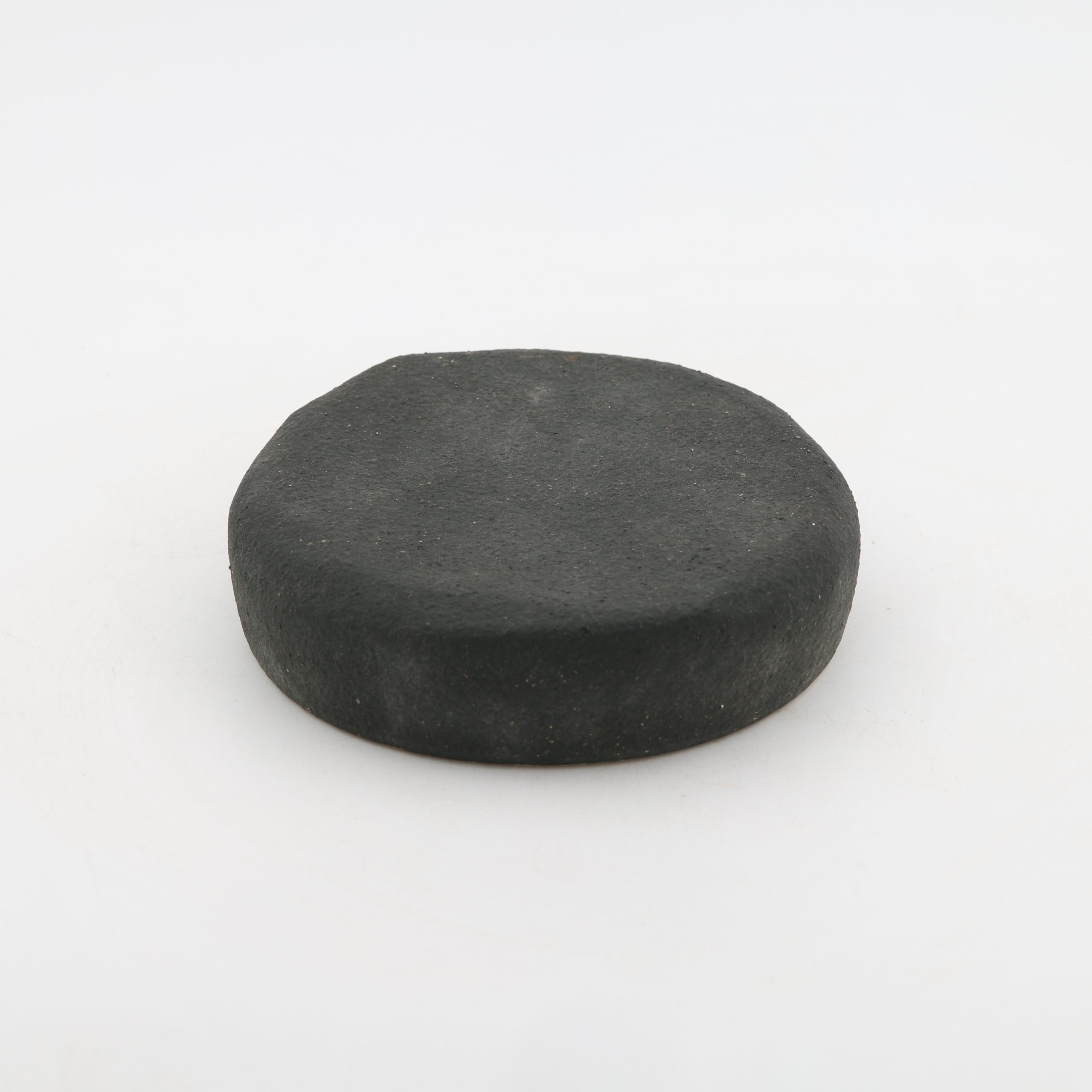 Plato Piedra 16x5cm-Engobe Negro