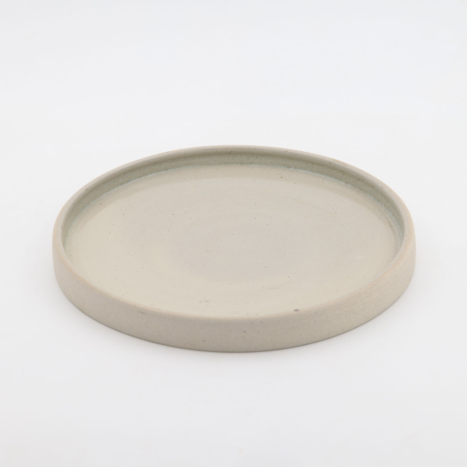 Plato con Borde 22cm-Natural Brillante