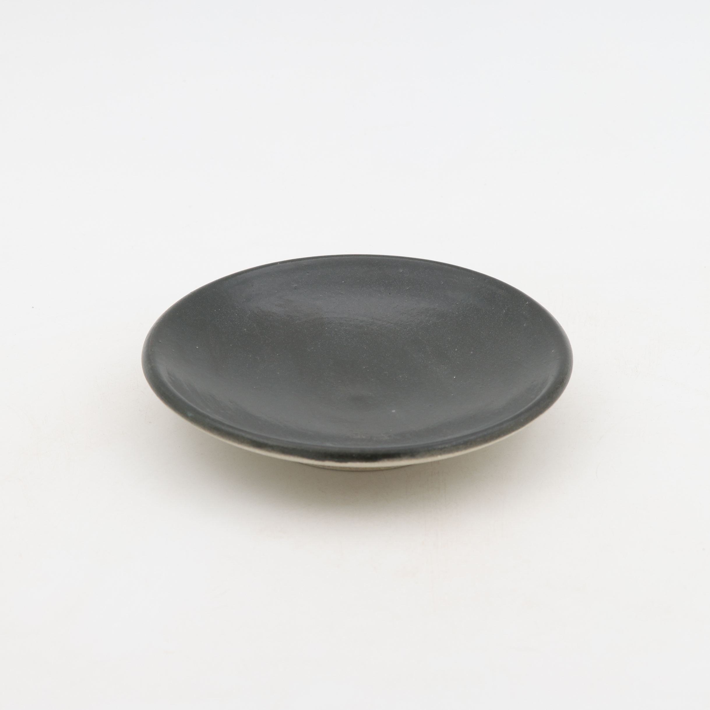 Plato Side / Plato Taza 14cm-Negro Mate