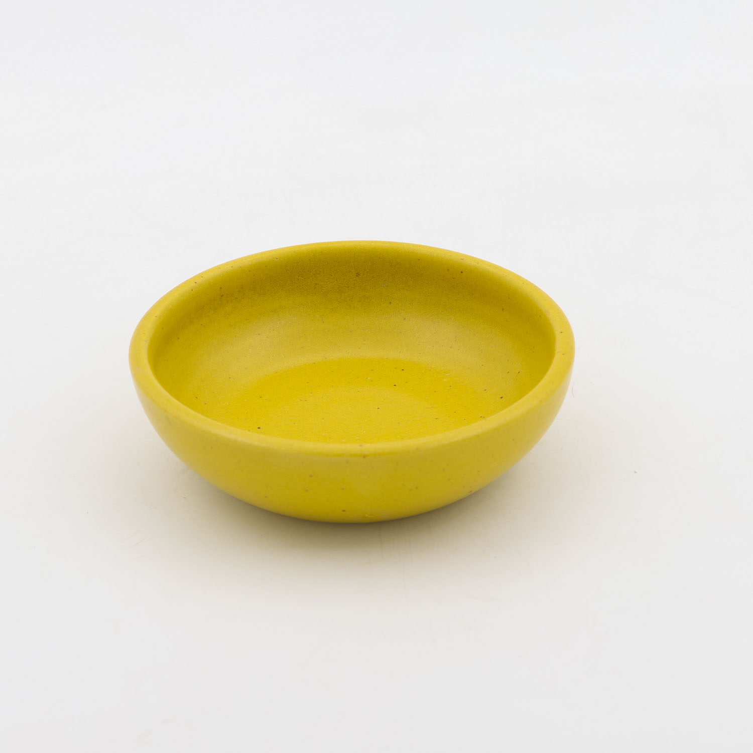 Tazon Chico Bajo 12x4cm o Ramequin Extendido 5oz-Amarillo Mate