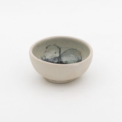 Ramequin Cuenco 4oz-Pasta Natural interior Burbujas Negra