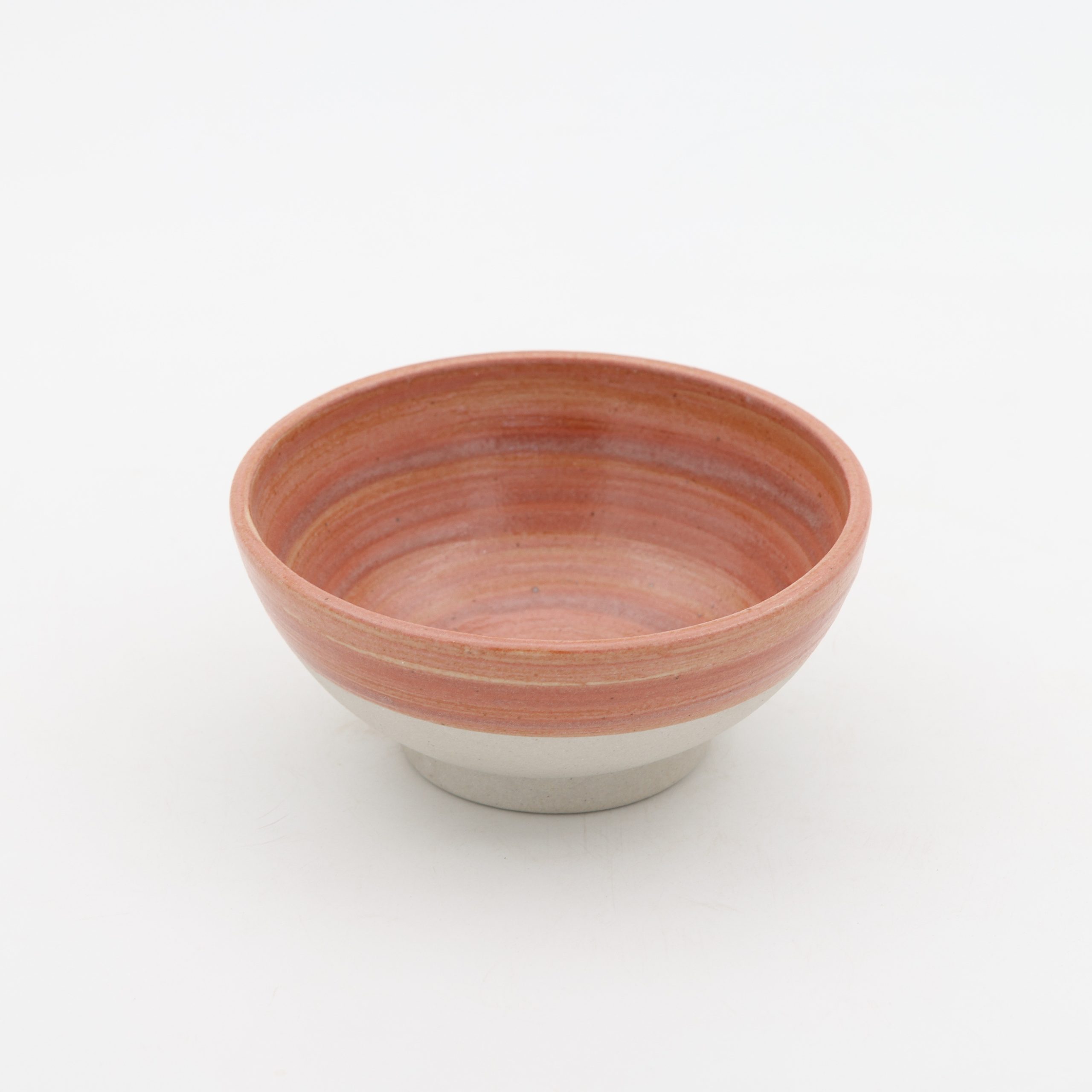 Tazon Boleado con Pata 14oz-Rojo Oxido