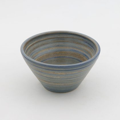 Tazon Conico 15x7cm 16oz-Azul Oxido Espiral