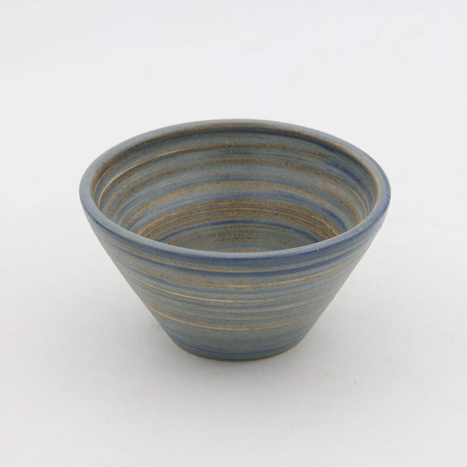 Tazon Conico 15x7cm 16oz-Azul Oxido Espiral