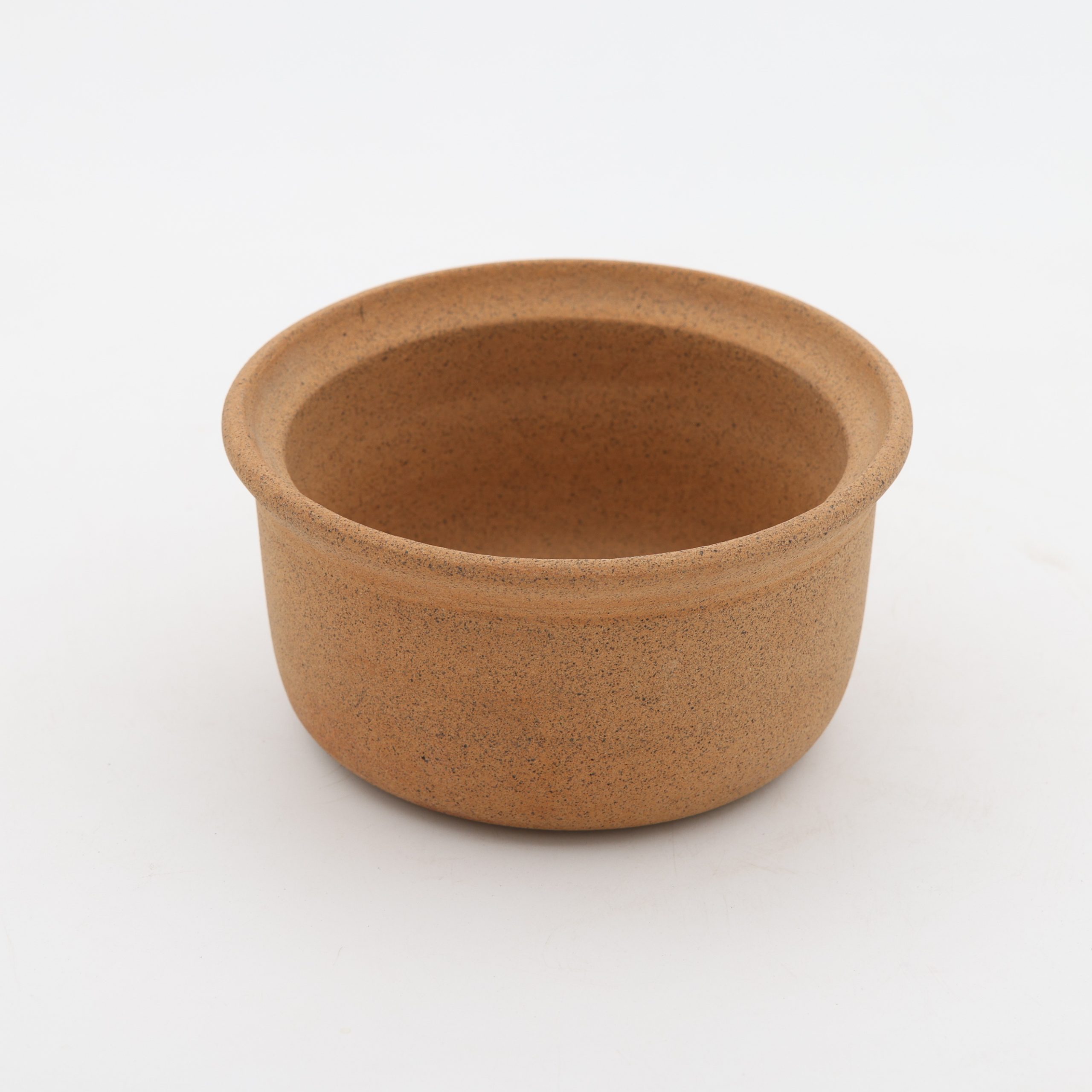 Vasija Con Pata 15x9cm-Barro de Alta Temperatura