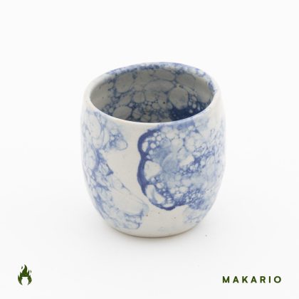 Vaso Oval 8oz-Burbuja Azul