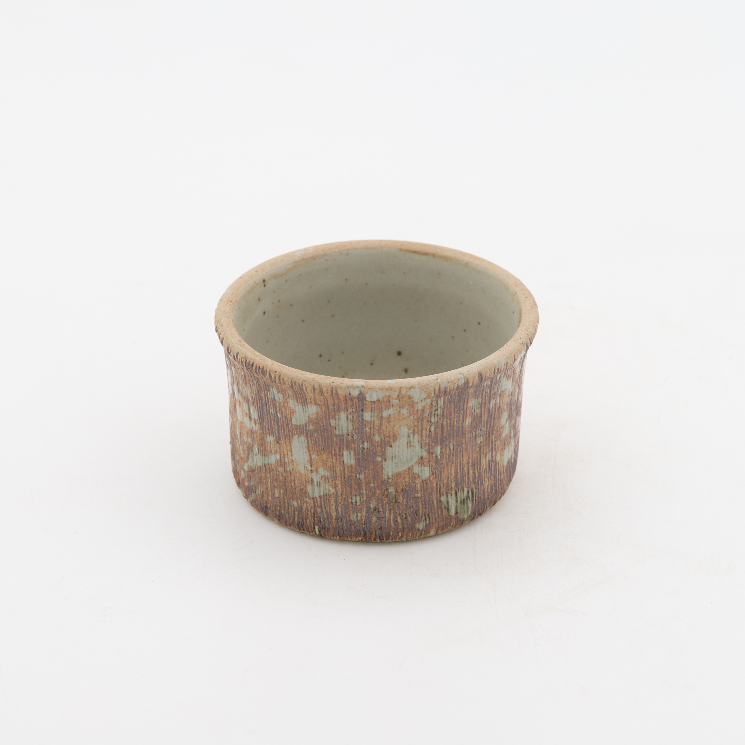 Vaso Recto Con Borde 6oz-Tallado Oxido