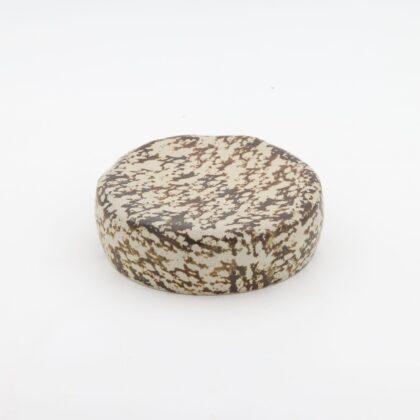 Plato Piedra 16cm-Blanco Acuarela Cafe