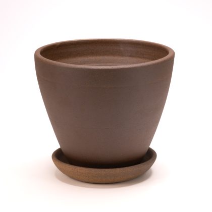 Maceta Boleada 23x20cm-Barro Alta Temperatura