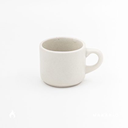 Taza recta 4oz-Blanco mate