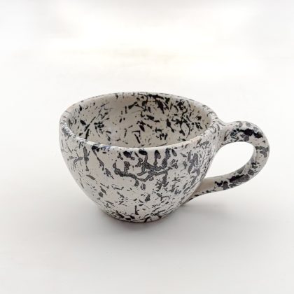 Taza Latte 12oz-Blanco Destellos Lumbre