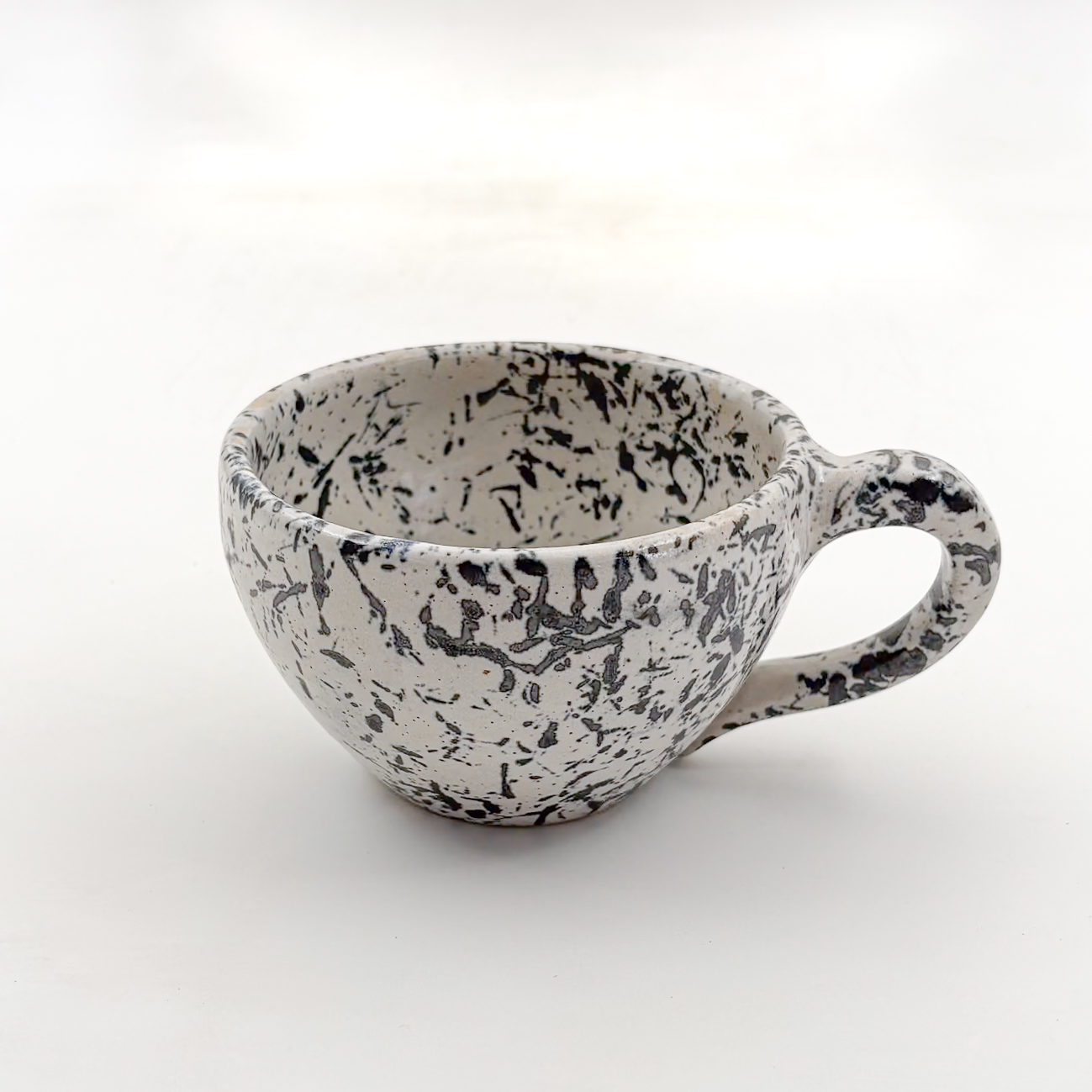 Taza Latte 12oz-Blanco Destellos Lumbre