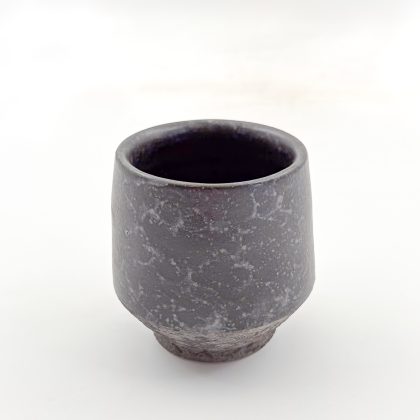 Vaso Angular 12oz-Negro Lumbre y Engobe