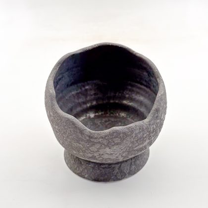 Tazon Huevo-Engobe Negro Lumbre