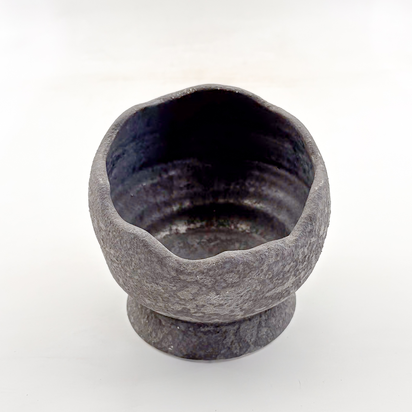 Tazon Huevo-Engobe Negro Lumbre