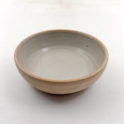 Tazon Cuenco 20cm-Pasta Oxido Interior Blanco Mate