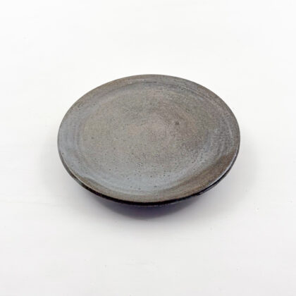 Plato para Taza 14cm-Pasta Oxido con Blanco Mate