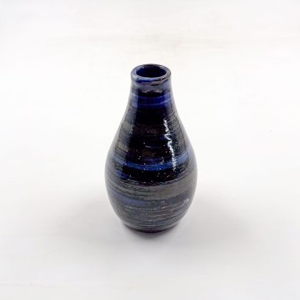 Florero Botella 10oz-Azul Leche