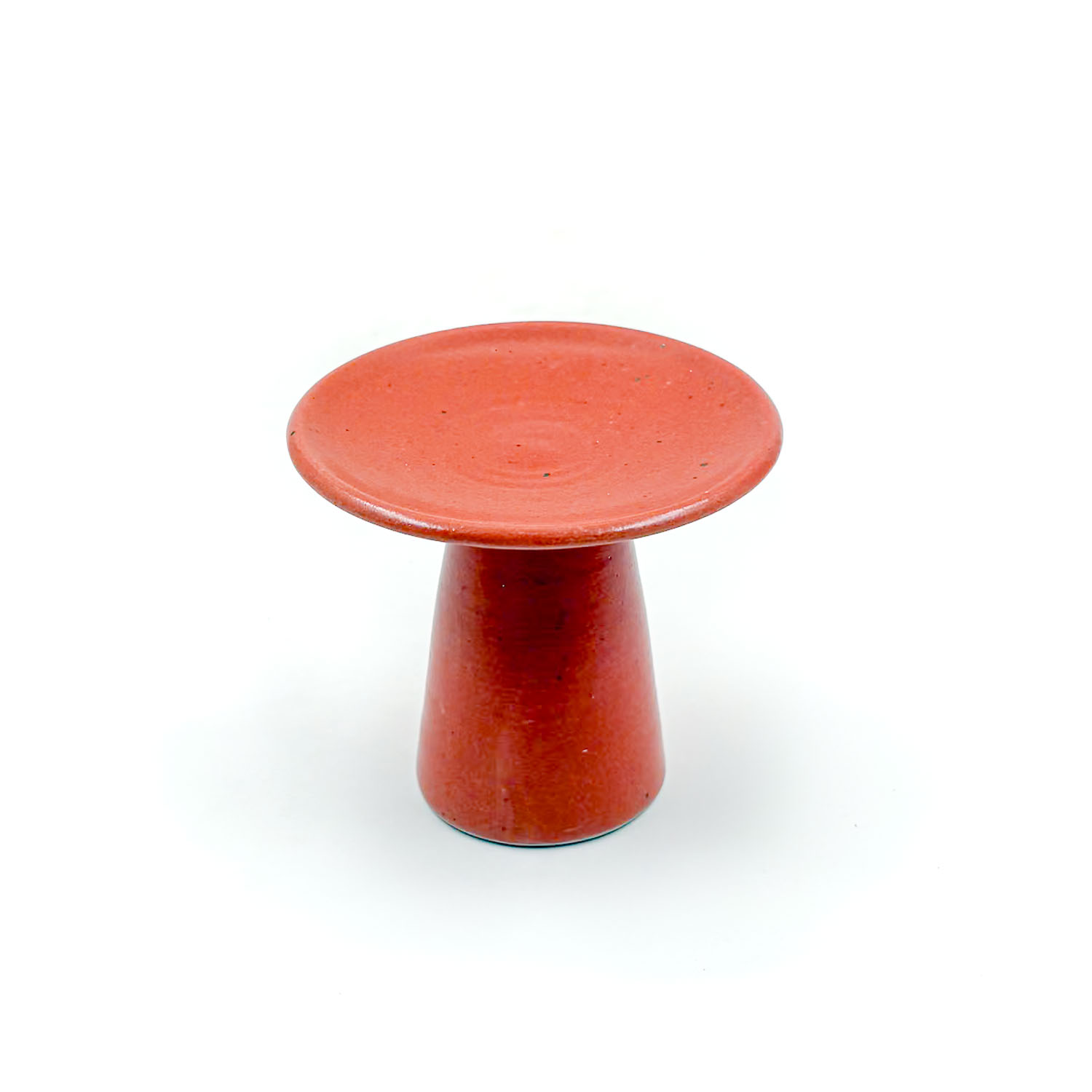 Platito Hongo / Plato con Altura 10x9cm-Rosa Tangerine